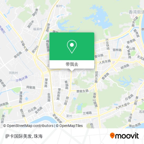 萨卡国际美发地图