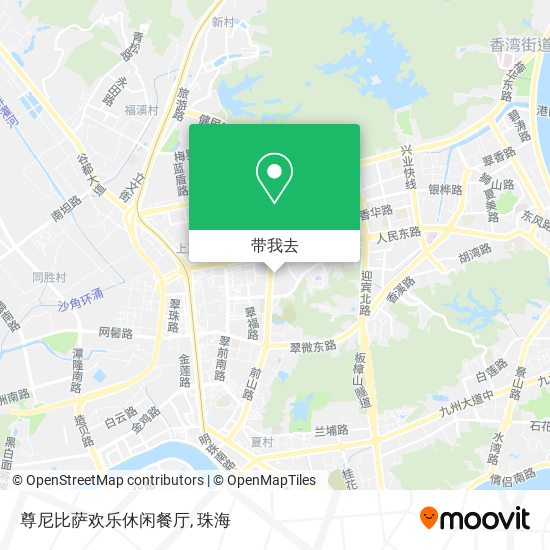 尊尼比萨欢乐休闲餐厅地图
