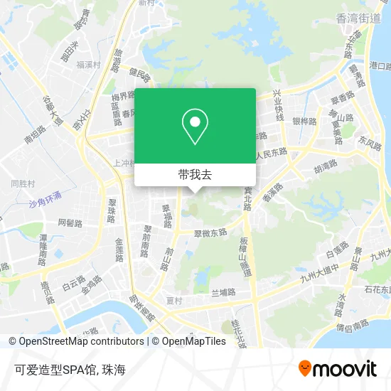 可爱造型SPA馆地图