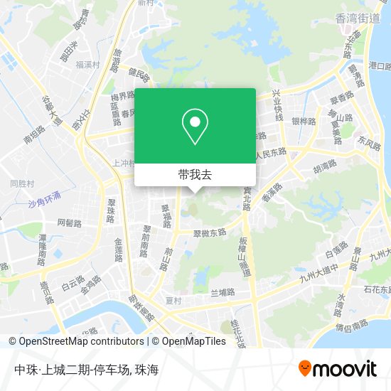 中珠·上城二期-停车场地图