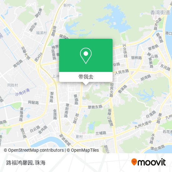 路福鸿馨园地图
