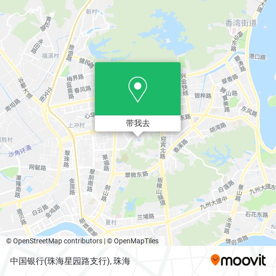 中国银行(珠海星园路支行)地图
