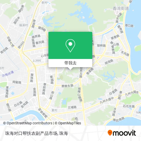 珠海对口帮扶农副产品市场地图
