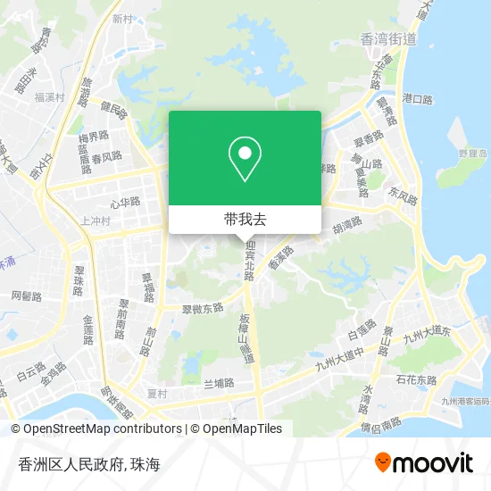 香洲区人民政府地图