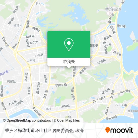 香洲区梅华街道环山社区居民委员会地图