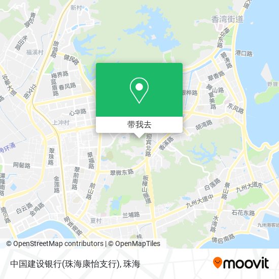 中国建设银行(珠海康怡支行)地图