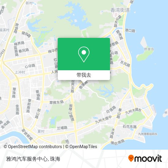 雅鸿汽车服务中心地图
