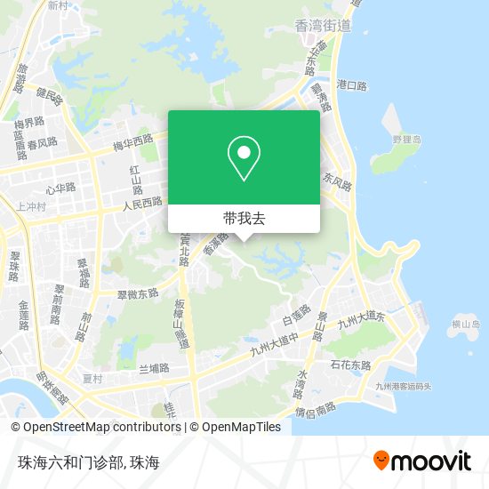 珠海六和门诊部地图