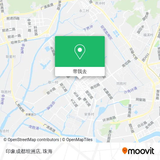 印象成都坦洲店地图