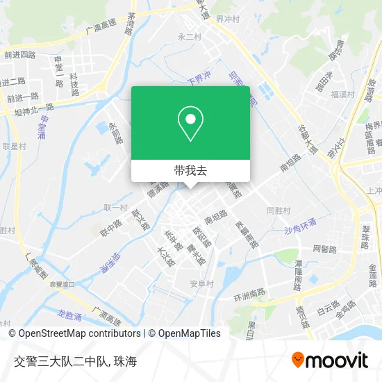 交警三大队二中队地图