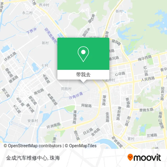 金成汽车维修中心地图