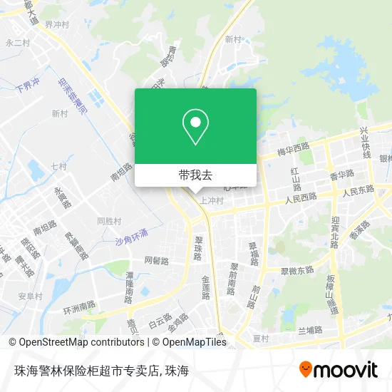 珠海警林保险柜超市专卖店地图