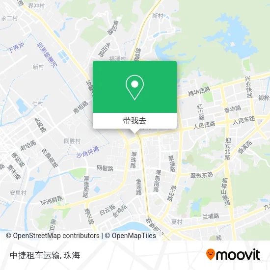 中捷租车运输地图