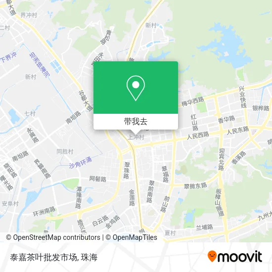 泰嘉茶叶批发市场地图