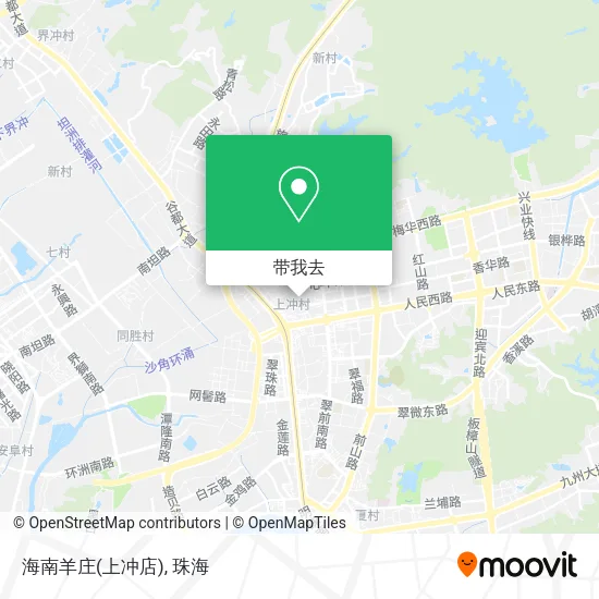 海南羊庄(上冲店)地图