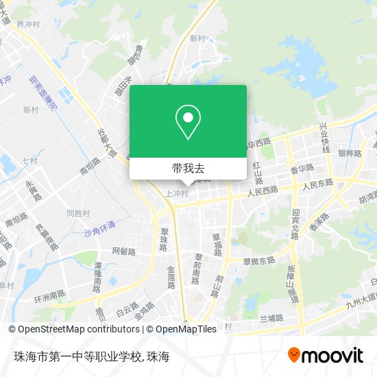 珠海市第一中等职业学校地图