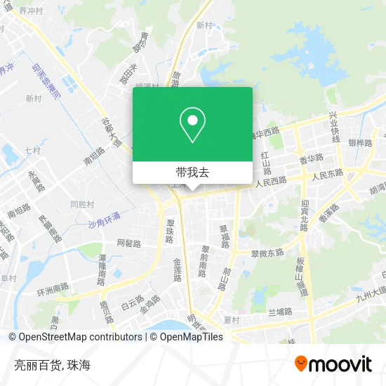 亮丽百货地图