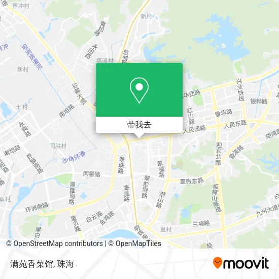 满苑香菜馆地图