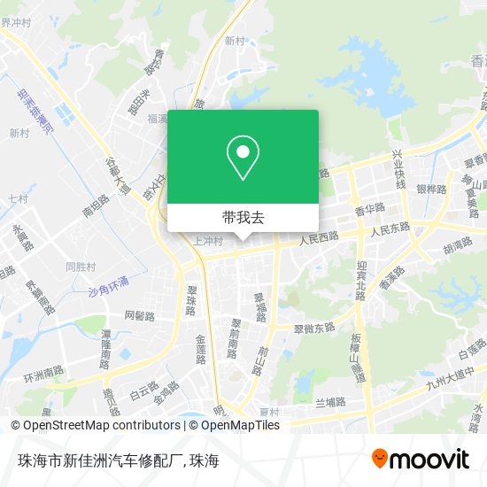 珠海市新佳洲汽车修配厂地图