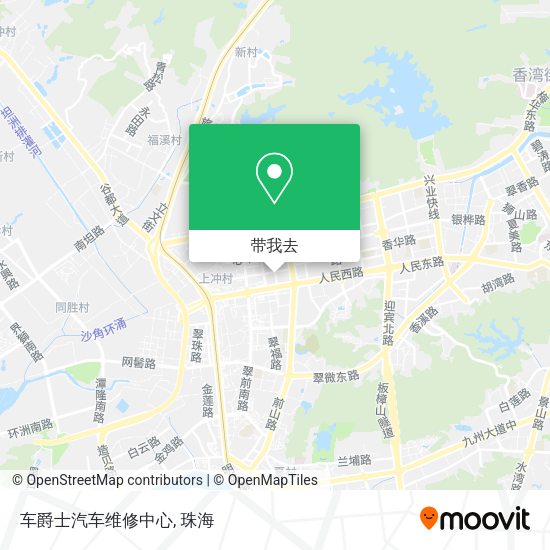 车爵士汽车维修中心地图