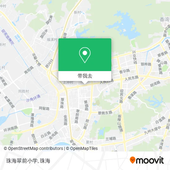 珠海翠前小学地图