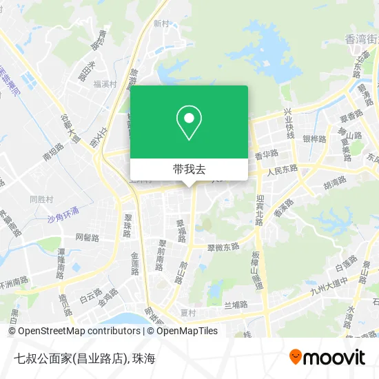 七叔公面家(昌业路店)地图