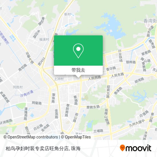 柏鸟孕妇时装专卖店旺角分店地图