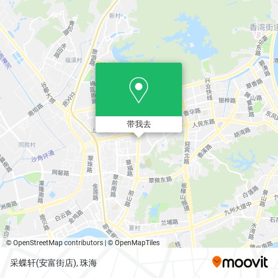 采蝶轩(安富街店)地图