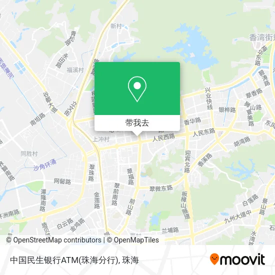中国民生银行ATM(珠海分行)地图