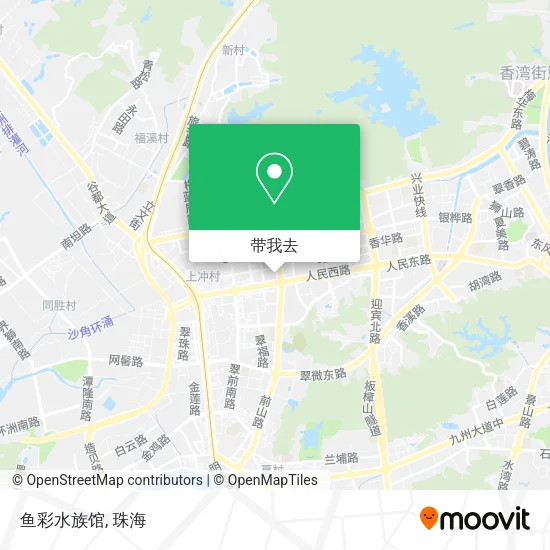 鱼彩水族馆地图
