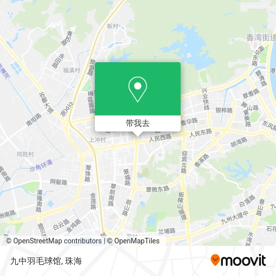 九中羽毛球馆地图