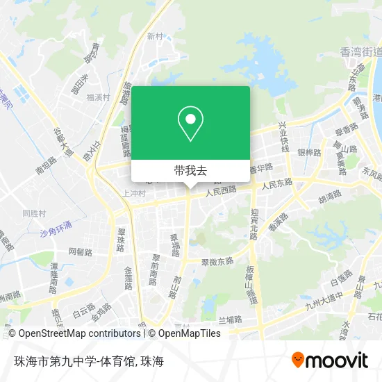 珠海市第九中学-体育馆地图