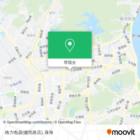 格力电器(健民路店)地图