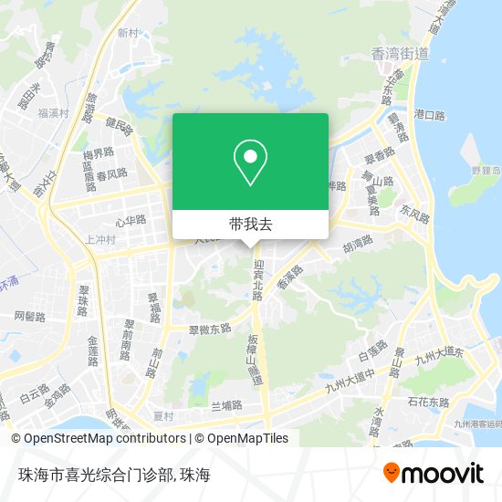 珠海市喜光综合门诊部地图