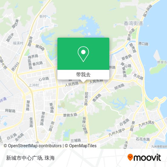 新城市中心广场地图