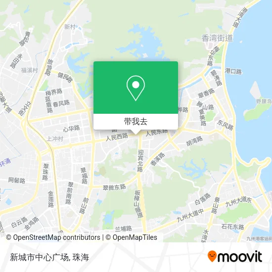新城市中心广场地图