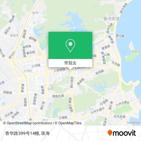 香华路399号14幢地图