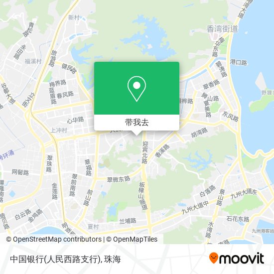 中国银行(人民西路支行)地图