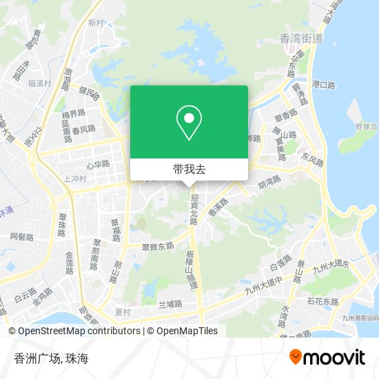 香洲广场地图