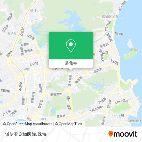 派伊登宠物医院地图
