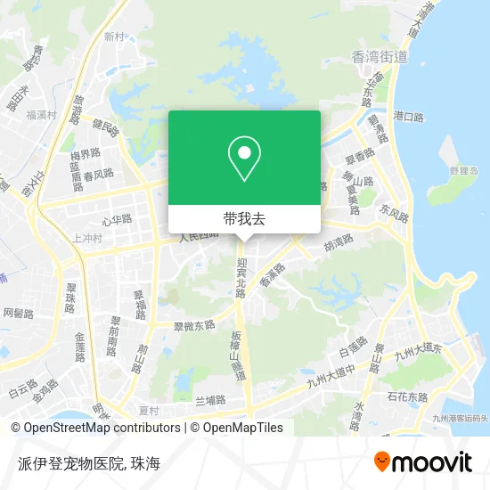 派伊登宠物医院地图