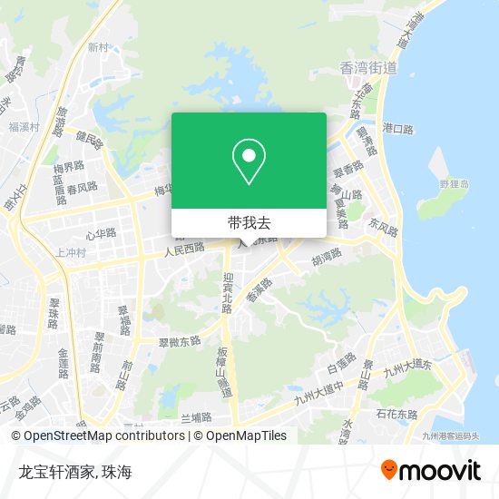 龙宝轩酒家地图