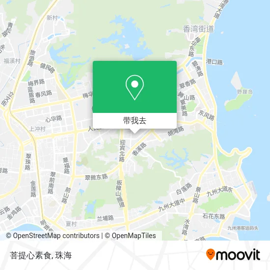 菩提心素食地图