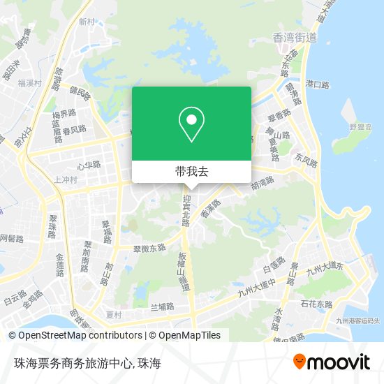 珠海票务商务旅游中心地图