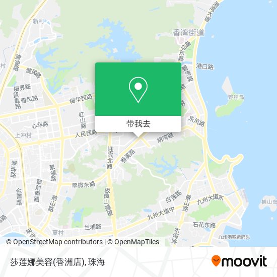 莎莲娜美容(香洲店)地图