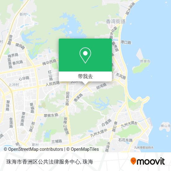 珠海市香洲区公共法律服务中心地图