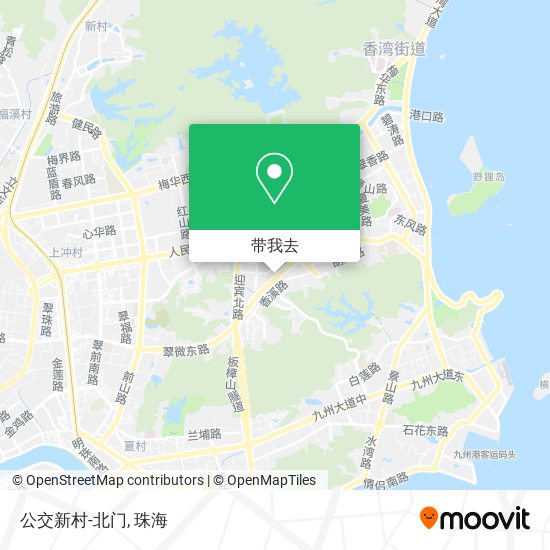 公交新村-北门地图