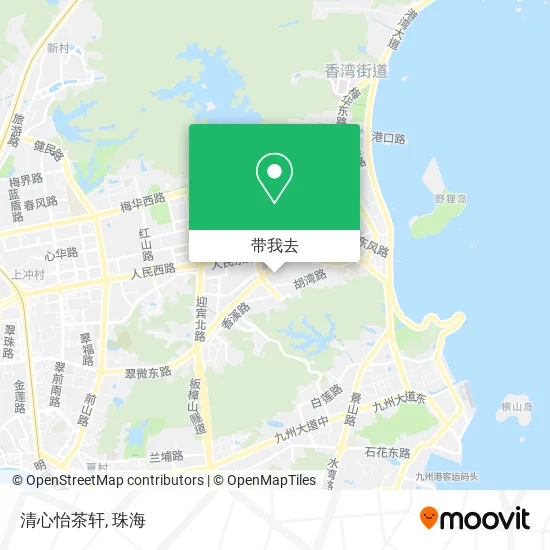 清心怡茶轩地图