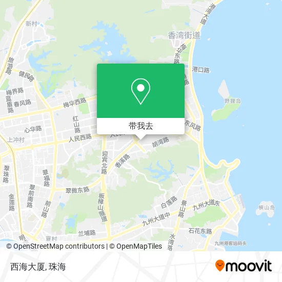 西海大厦地图