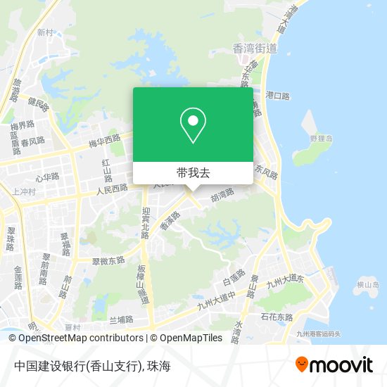 中国建设银行(香山支行)地图